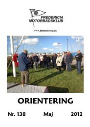 ORIENTERING - Fredericia Motorbådsklub