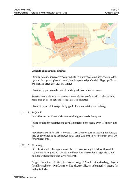 Miljøvurdering - Kommuneplan - Oddernettet