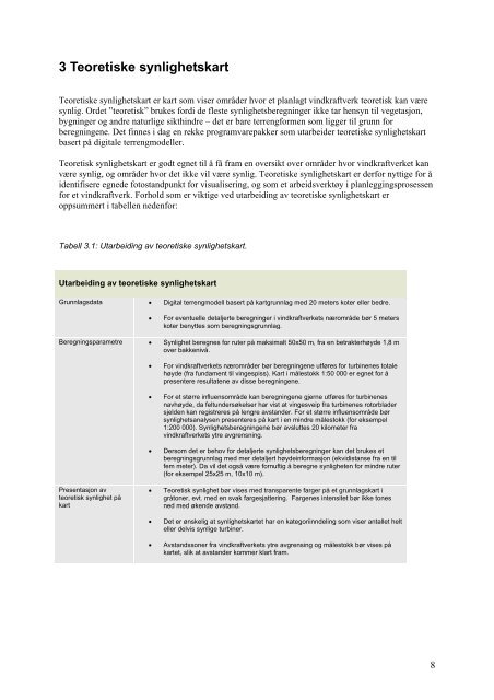 Visualisering av planlagte vindkraftverk - NVE