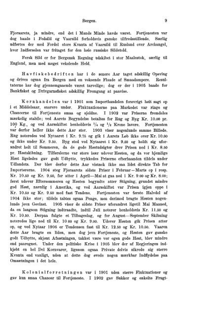 Beretninger om Amternes Økonomiske Tilstand, 1901 - 1905