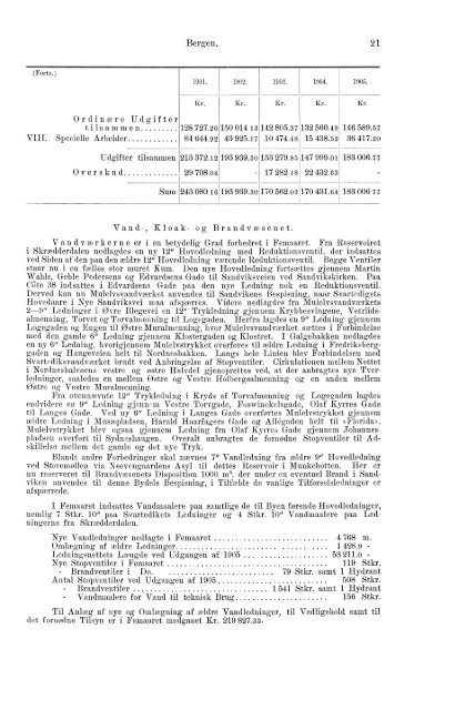 Beretninger om Amternes Økonomiske Tilstand, 1901 - 1905