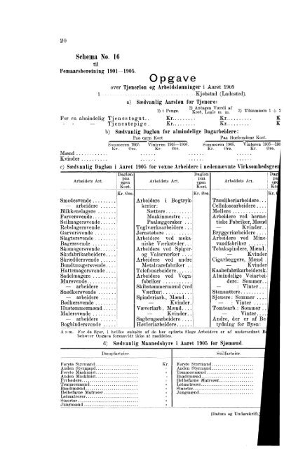 Beretninger om Amternes Økonomiske Tilstand, 1901 - 1905