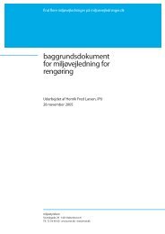 Hent baggrundsdokument for rengøring (pdf) - Miljøvejledninger