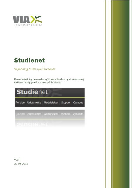 via university college studienet
