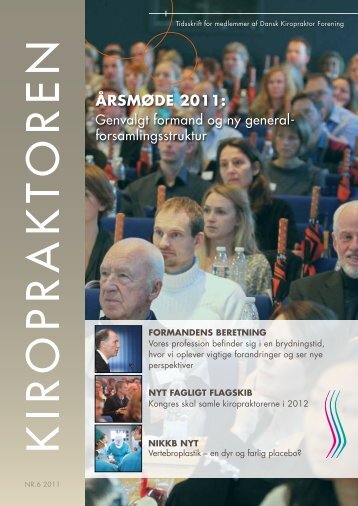 ÅRSM0DE 2011: - Dansk Kiropraktor Forening