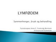 Sammenhenger, årsak og behandling - Og Bedre Skal Vi Bli