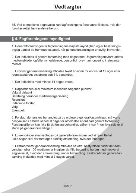 Fusionsplan for Malernes Fagforening Nordjylland i - Malerforbundet