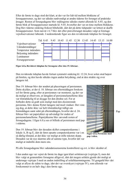 Analyse af solafskærmninger mht. termiske og ... - Viden om vinduer