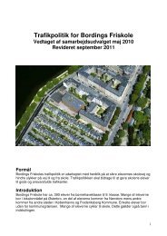 Trafikpolitik for Bordings Friskole