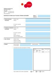 Déclaration de sinistre pour l'assurance véhicules ... - Sympany