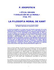 [Cap. XI] LA FILOSOFÍA MORAL DE KANT