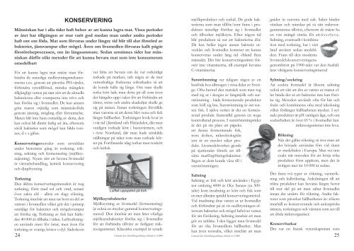 Konservering av livsmedel (pdf) - Hushållningssällskapet Gotland