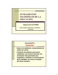 FUNDAMENTOS FILOSÓFICOS DE LA EDUCACIÓN - Inter Guayama