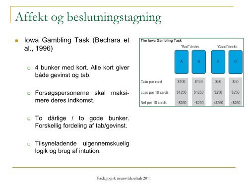 Emotioner og læring