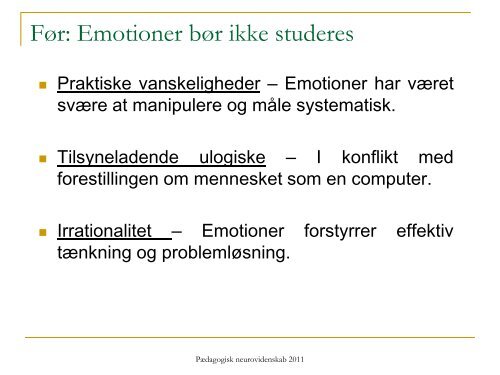 Emotioner og læring