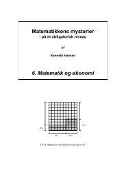 Matematikkens mysterier - KennethHansen.net