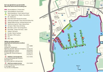 Kart over gjestehavna og nærområde - Lillesand kommune