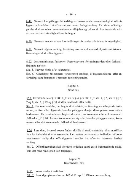 Betænkning 1205 om medieansvar - Medieansvarsudvalget ... - Krim