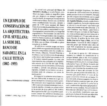 Un ejemplo de conservación de la arquitectura civil sevillana