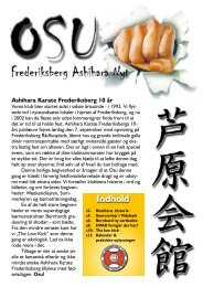 Osu 2 - Ashihara Karate Frederiksberg