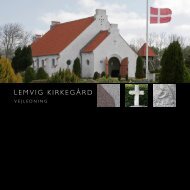 LEMVIG KIRKEGÅRD - Lemvig kirkerne
