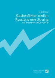 Gaskonflikten mellan ryssland och ukraina EIR 2009 02