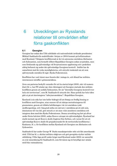 Gaskonflikten mellan ryssland och ukraina EIR 2009 02