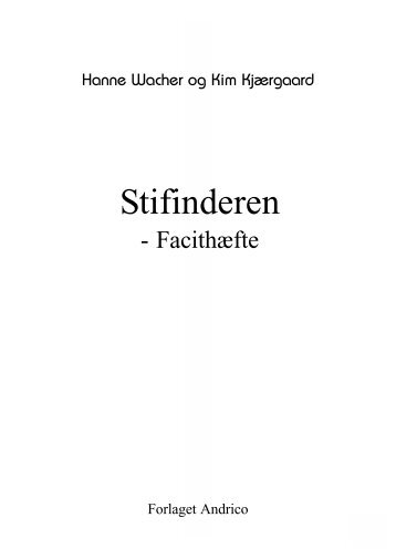 Se uddrag af facithæftet - Forlaget Andrico