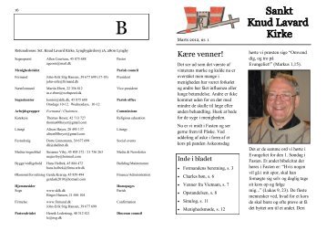 Kære venner! - Sankt Knud Lavard Kirke