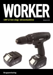 18V Li-Ion slag- skruemaskine - Worker