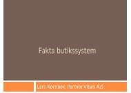 Fakta butikssystem - Danish Biometrics