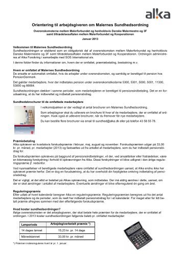 Orientering til arbejdsgivere - Dansk Malermestre - SOS International