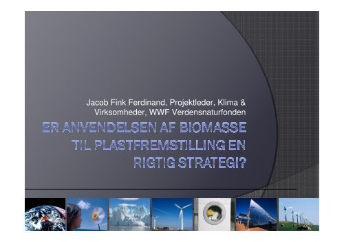 Jacob Fink Ferdinand, Projektleder, Klima & Virksomheder, WWF ...