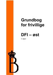 Grundbog for frivillige DFI – øst - BEREDSKABSSKOLEN