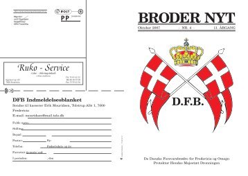 Nr 4 - De Danske Forsvarsbrødrene for Fredericia og Omegn
