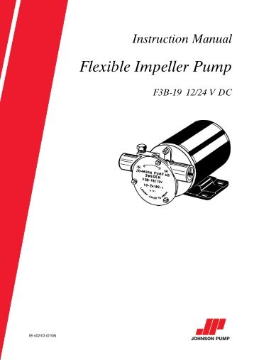 Instruction Manual Flexible Impeller Pump F3B-19 12 ... - DC-pump.cz