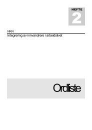 Ordliste - IMDi