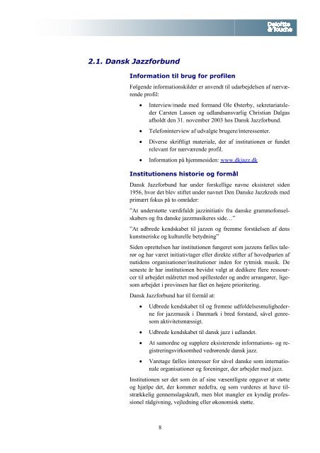 Konsulentundersøgelse om musikinstitutioner (pdf-fil, 137 ... - Kunst.dk