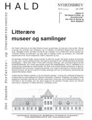 6 (museer) - Det Danske Forfatter- og Oversættercenter Hald