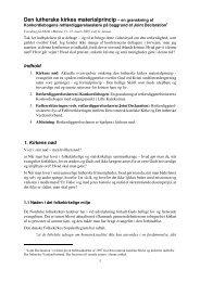 Den lutherske kirkes materialprincip - Den Evangelisk Lutherske ...
