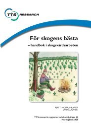 För skogens bästa - handbok i skogvårdsarbeten - Metsä vastaa