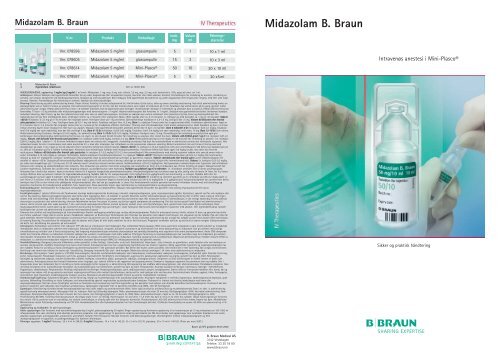 PDF [0,40 MB] - B. Braun Medical AS