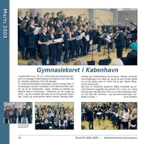 2007-2008 - Vesthimmerlands Gymnasium & HF