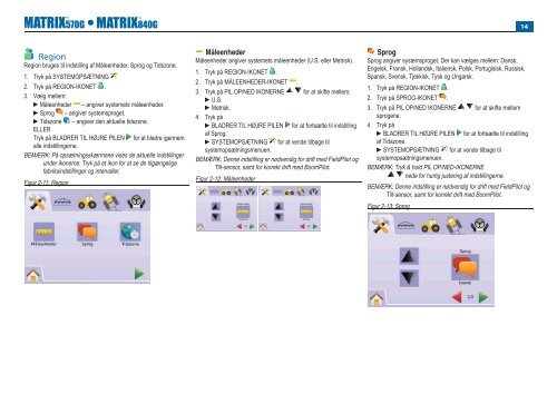 Matrix User Manual Danish 98-05179 R2 - TeeJet