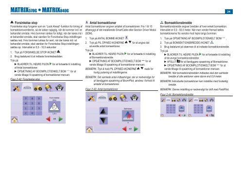 Matrix User Manual Danish 98-05179 R2 - TeeJet