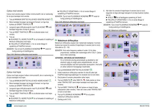 Matrix User Manual Danish 98-05179 R2 - TeeJet