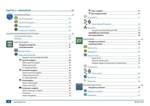 Matrix User Manual Danish 98-05179 R2 - TeeJet