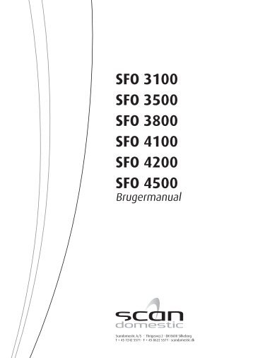 SFO 3100 SFO 3500 SFO 3800 SFO 4100 SFO 4200 ... - Hvidt & Frit