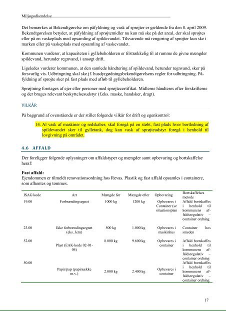 Læs hele godkendelsen (pdf) - Viborg Kommune