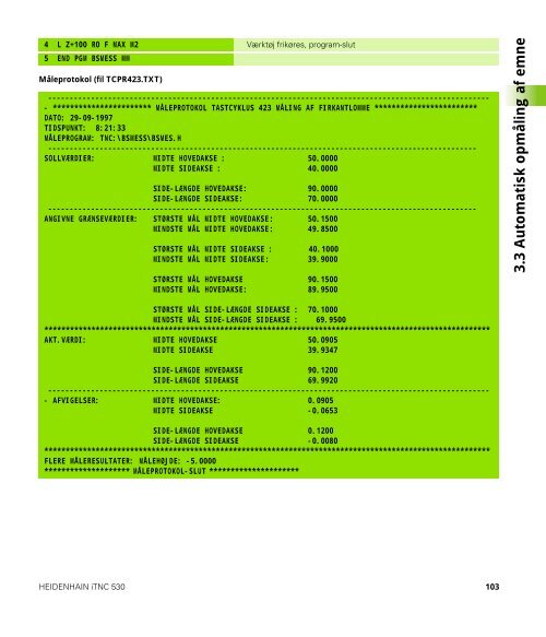 Tastsystem-cykler iTNC 530 - heidenhain - DR. JOHANNES ...